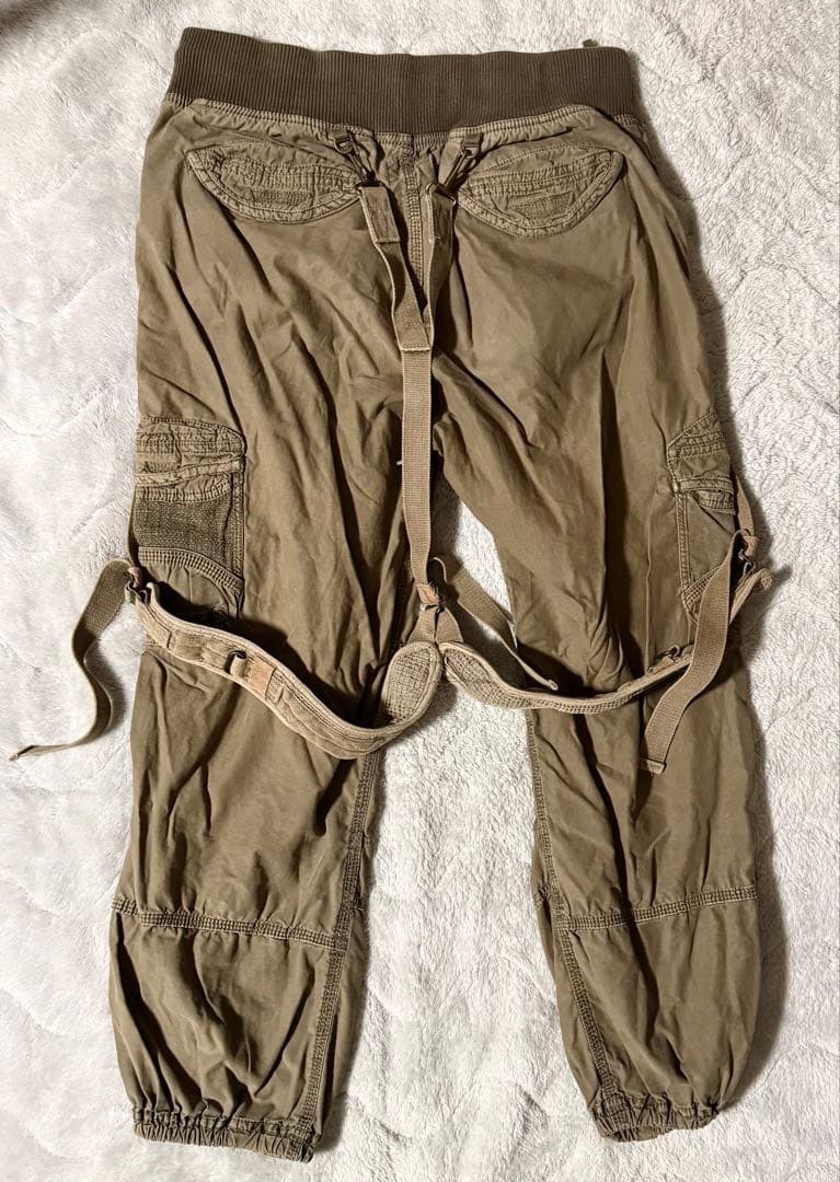【goa】00sビンテージカーゴパンツ　サスペンダー付き