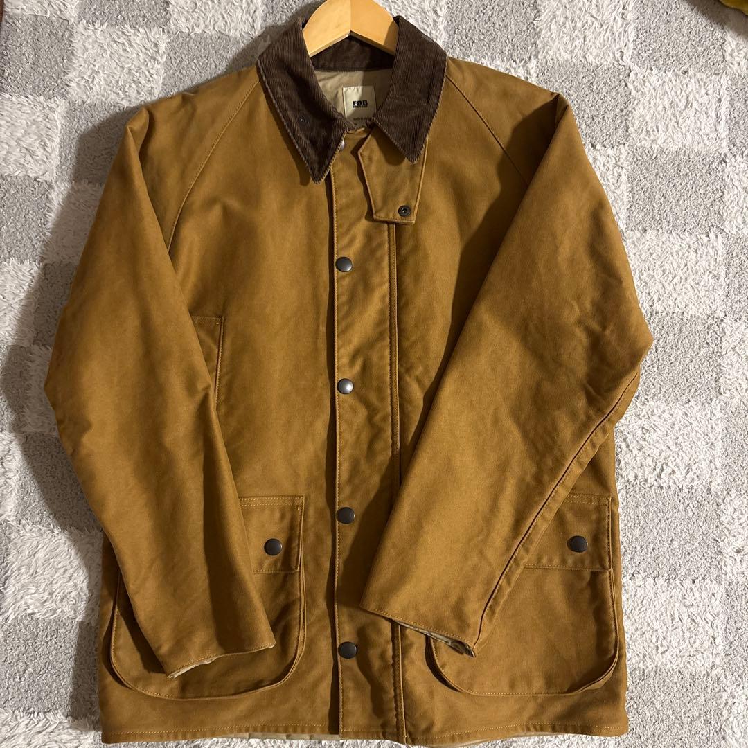 FOB FACTORY F2361 ライディングジャケット モールスキン　カーキ