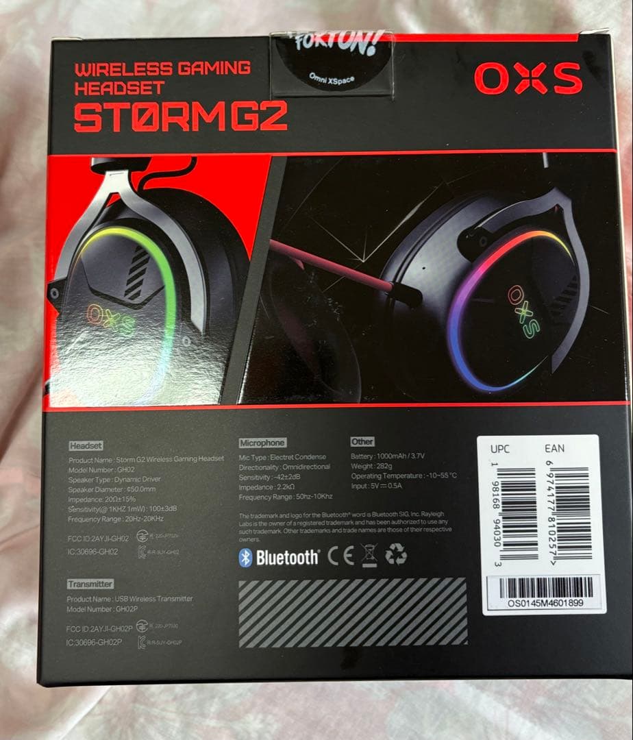 OXS ワイヤレスゲーミングヘッドセット ST0RM G2新品