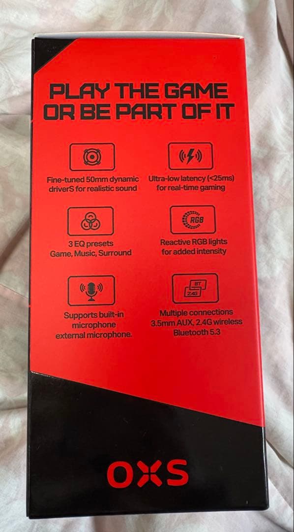 OXS ワイヤレスゲーミングヘッドセット ST0RM G2新品