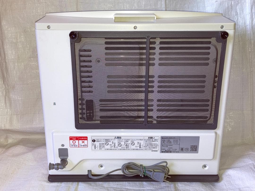 ★美品★LPガス★ノーリツ　ガスファンヒーターGFH-4004S-W5　17年製