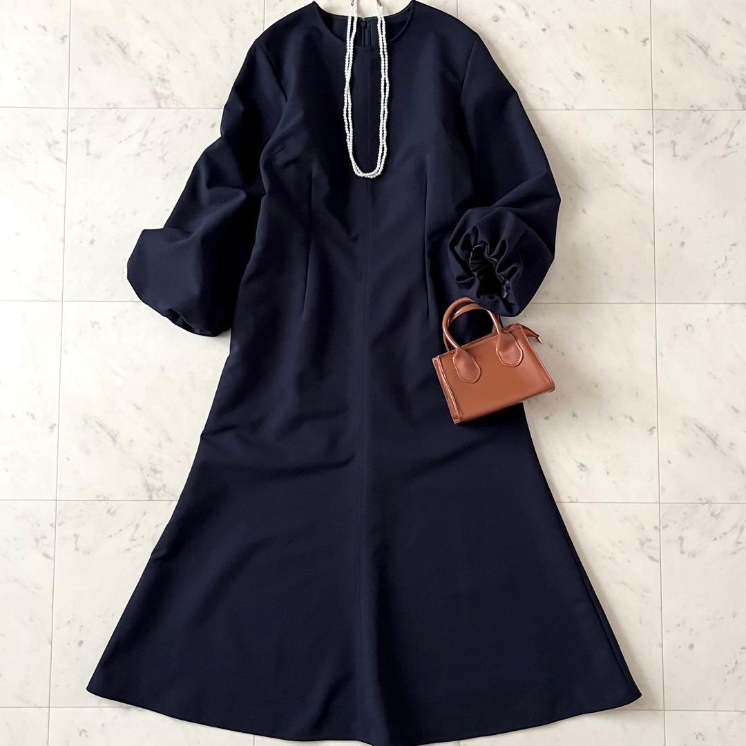 定価2,8万＊美品 デミルクスビームス バルーンスリーブワンピース 38 日本製