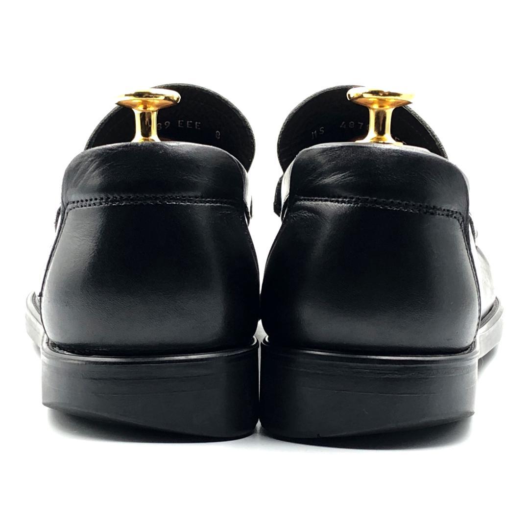 SALVATORE FERRAGAMO 8EEE ローファー ガンチーニ 黒