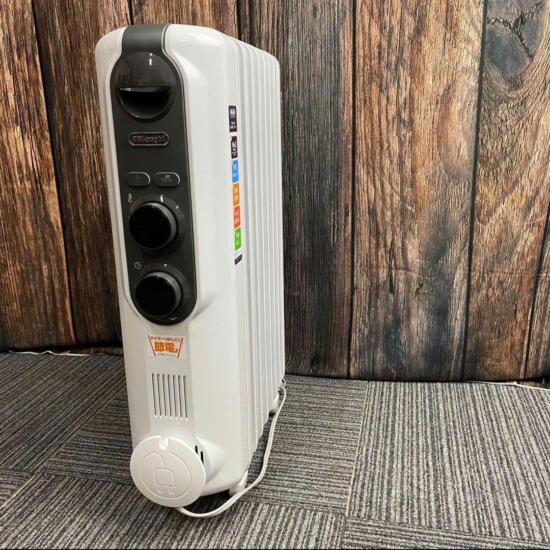 中古美品 デロンギ オイルヒーター RHJ35M0812-DG ホワイト