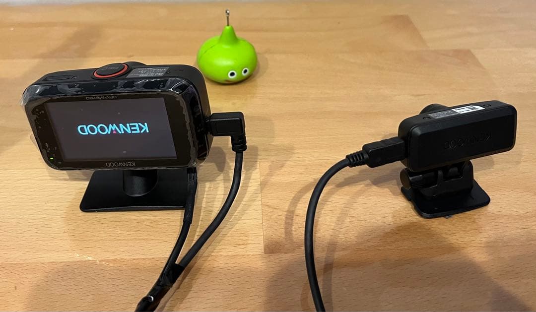 KENWOODケンウッドDRV-MR760 エンジンレコーダー、前後カメラ「K」