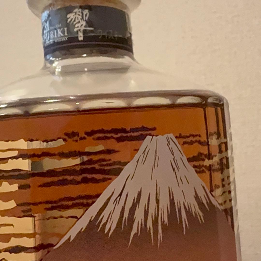 響21年限定意匠ボトル富士風雲図ウイスキーSUNTORYHIBIKIAGED21