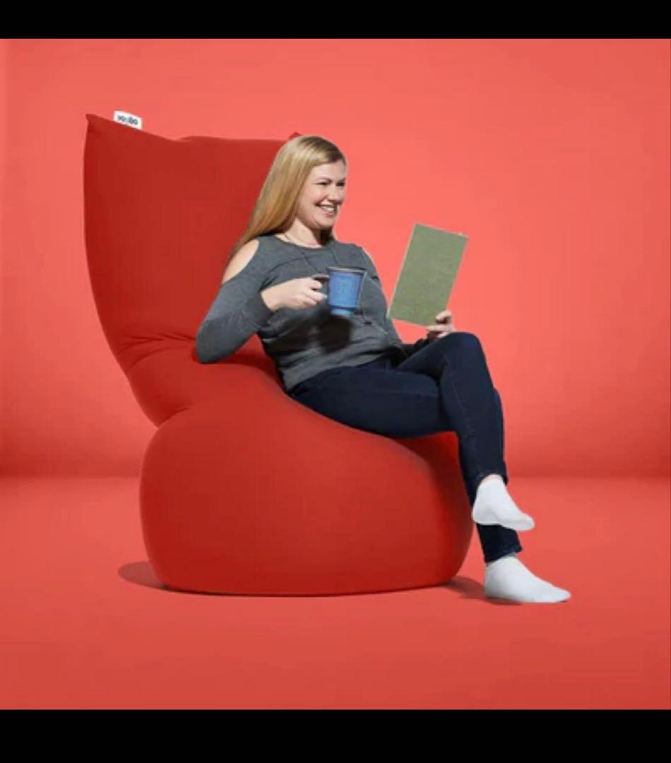 yogiboリクライニングビーズクッション レッド