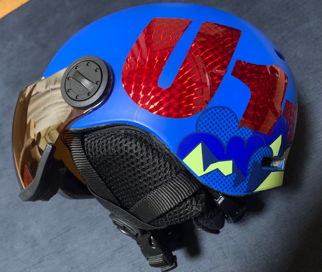 SALOMON ヘルメット キッズS（49〜53cm）使用数回／モリスポ袋付