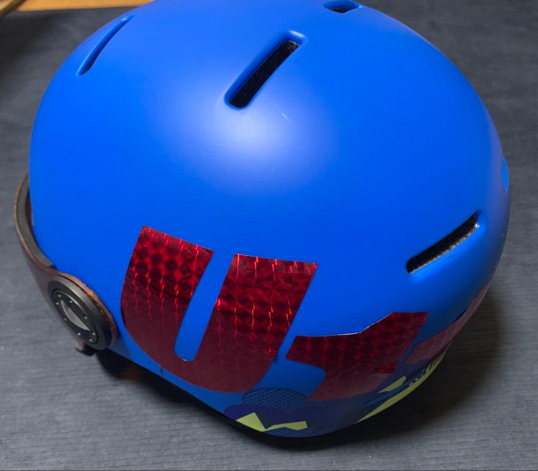 SALOMON ヘルメット キッズS（49〜53cm）使用数回／モリスポ袋付