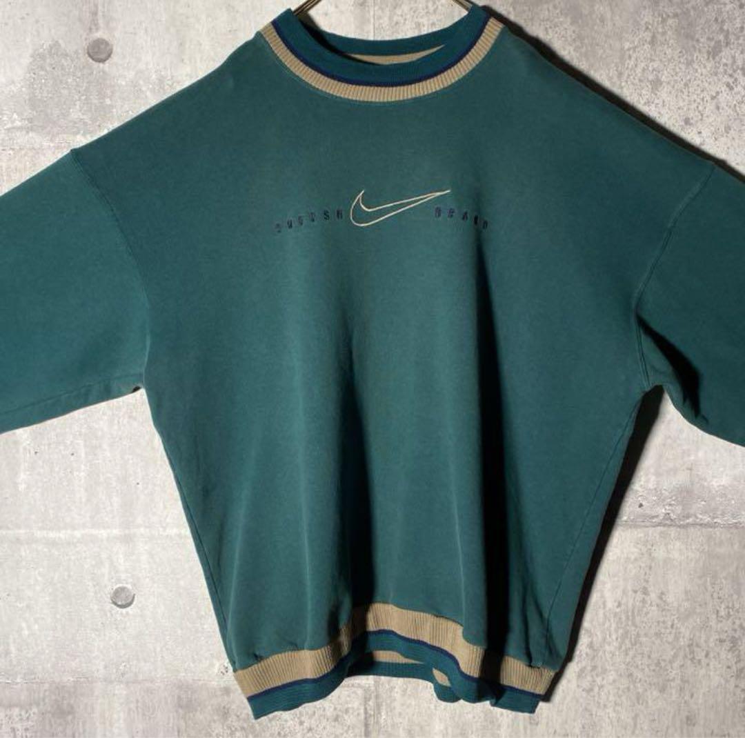 【希少品】ナイキ　スウェットトレーナー　スウォッシュ刺繍 90’s　XL