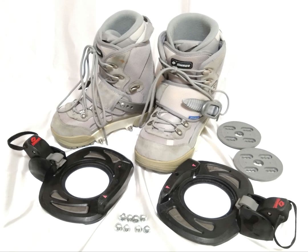 kissmark ステップイン ブーツ&バイン 23cm セット スノボ