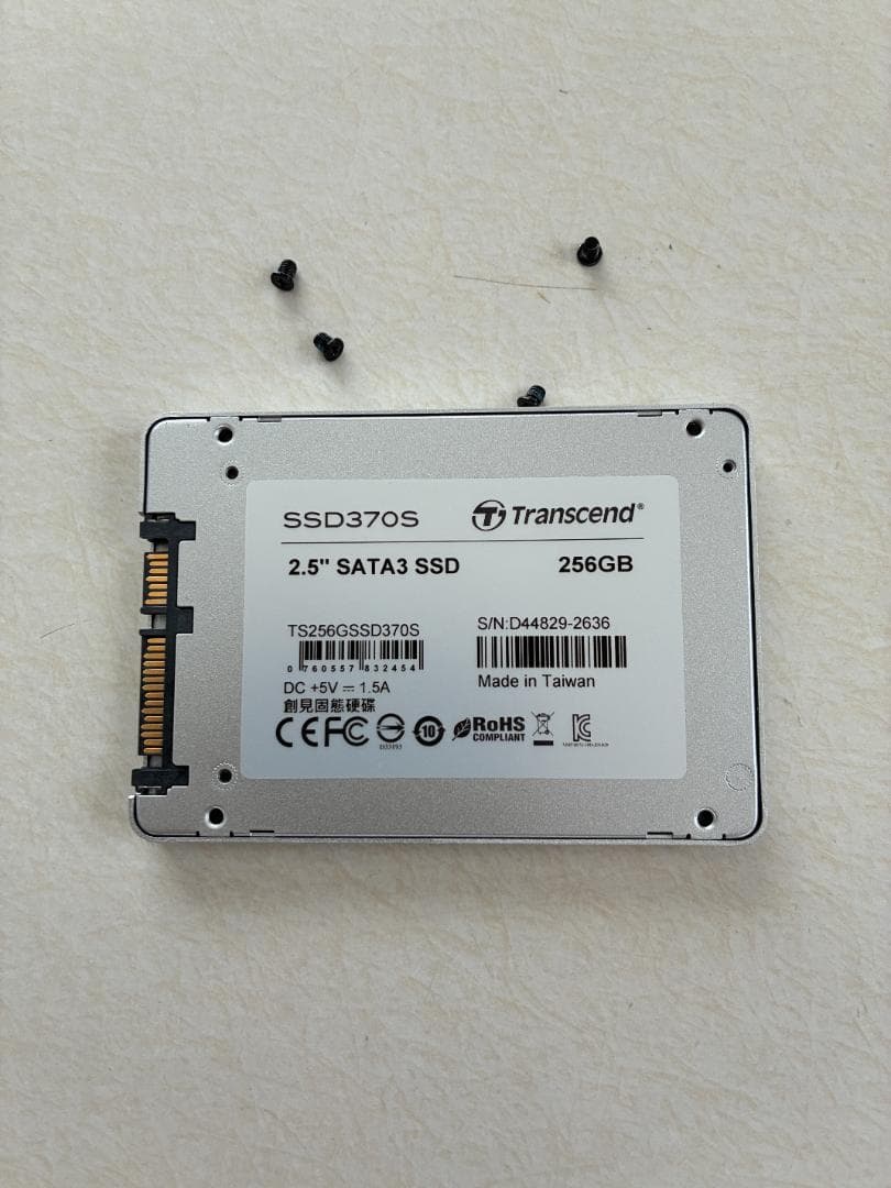Transcend SSD370S 256G （中古品）