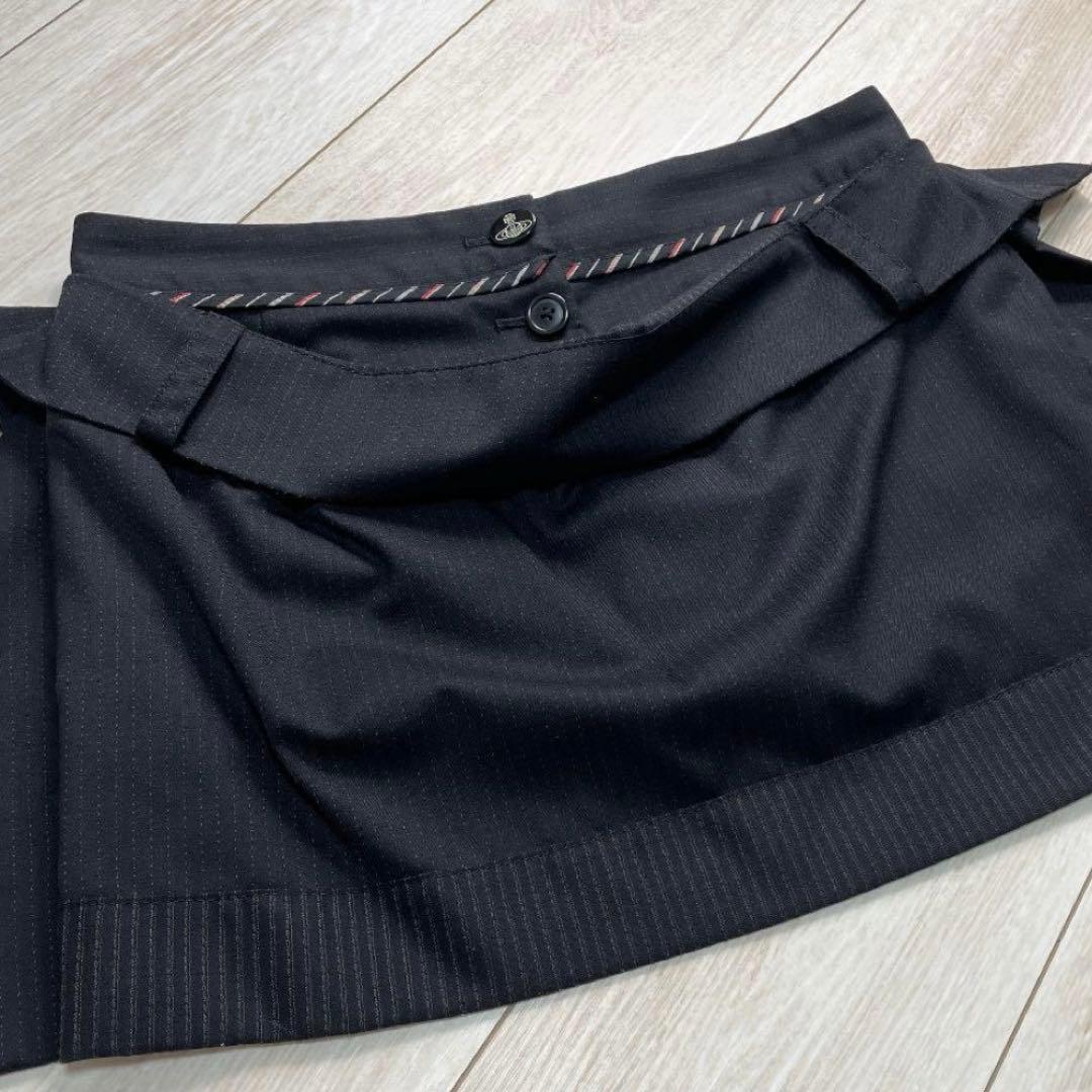 vivienne westwood ミニスカート ドレープ感 レイヤード