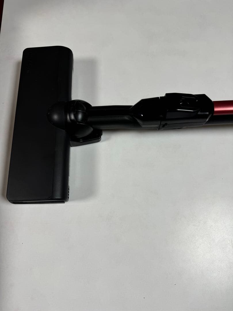 日立 スティッククリーナー 本体 レッド/ 充電スタンド付き　布団クリーニグ