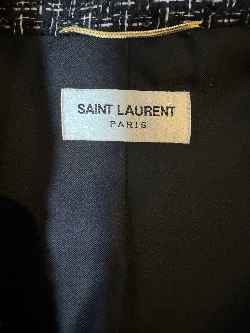 断*中様 Saint Laurent サンローラン　スパンコール 　スーツ　サイ