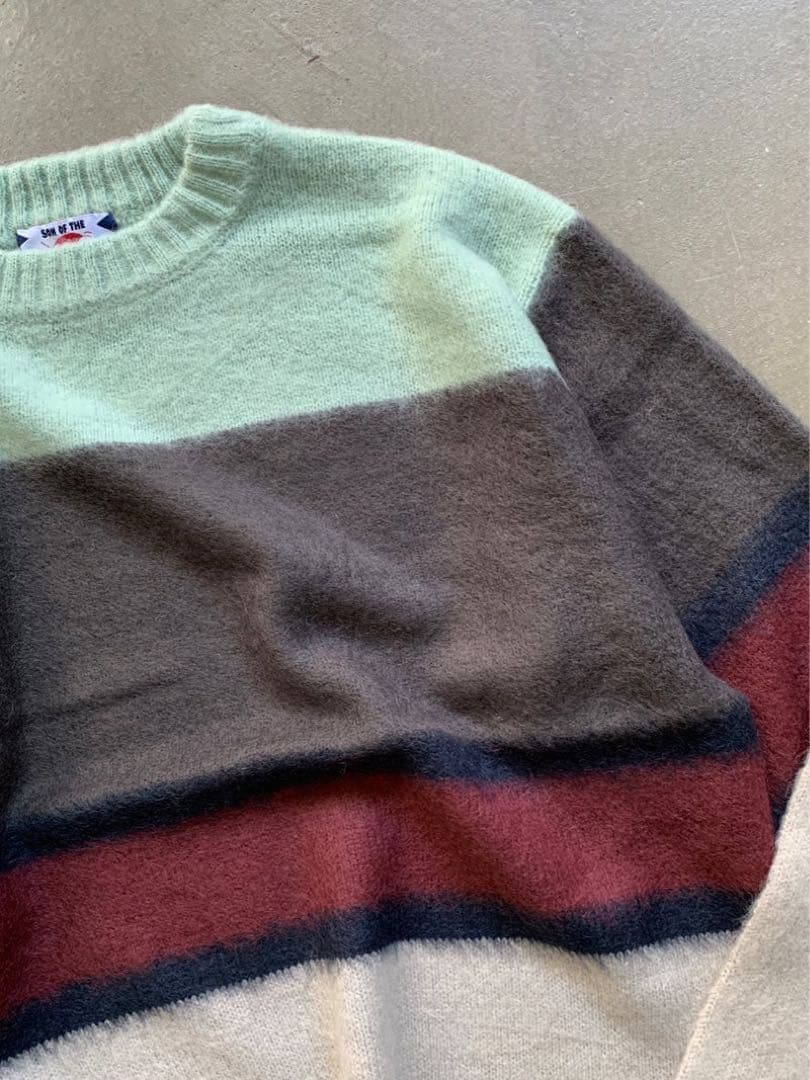ちりちり　サノバチーズ　SON OF THE CHEESE モヘアセーター