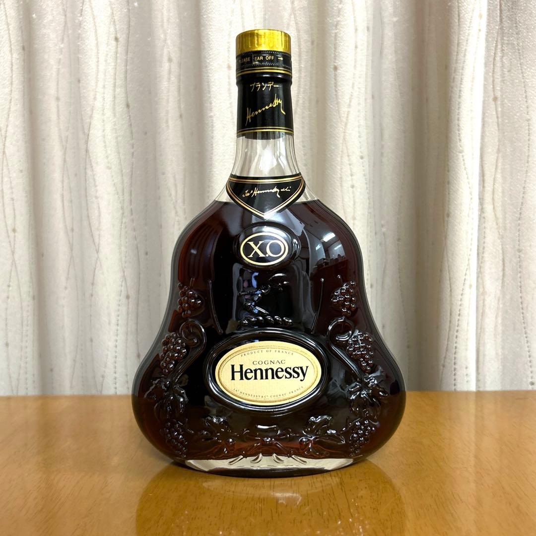 ヘネシー XO箱付き/金キャップ/ クリアボトル/ブランデー/700ml/