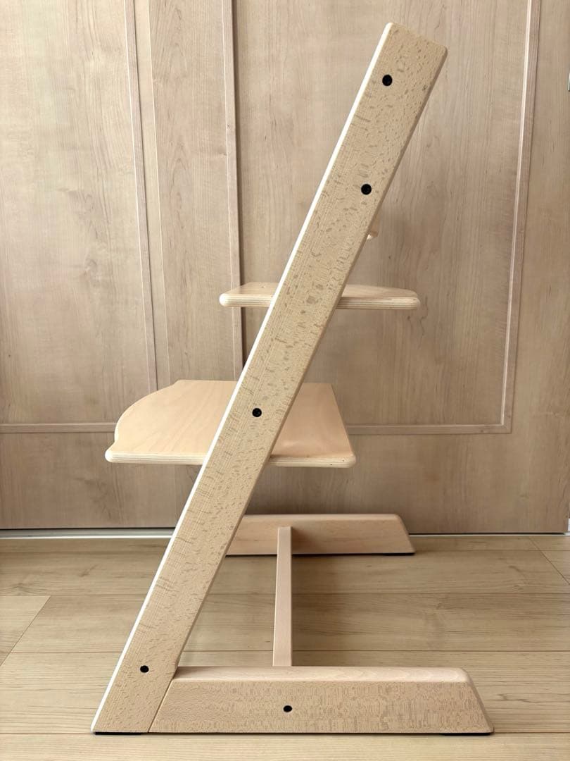 極美品‼︎ストッケ トリップトラップ ホワイトウォッシュ 新型 シリアルナンバー6