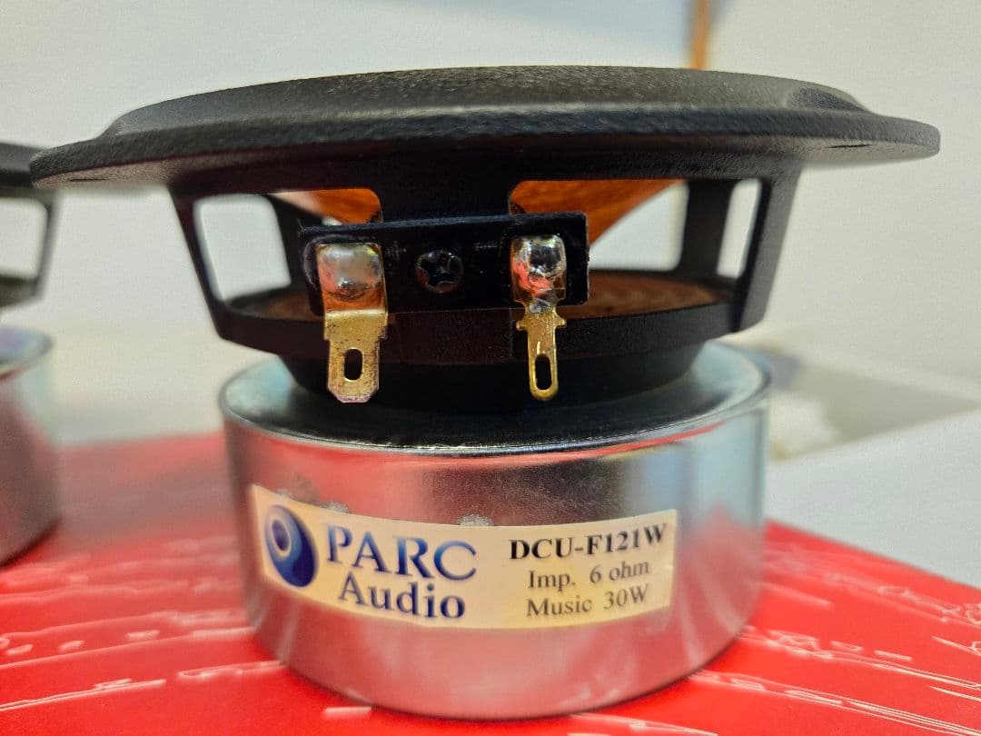 PARCAudio DCU-F121W 新品未使用ウッドコーンスピーカーユニット