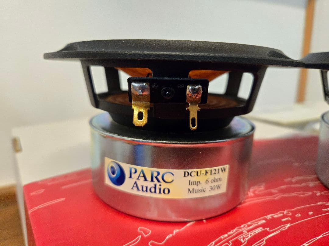 PARCAudio DCU-F121W 新品未使用ウッドコーンスピーカーユニット