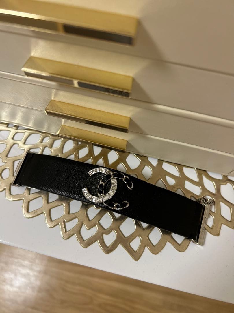 【CHANEL】【シャネル】レザーバングル