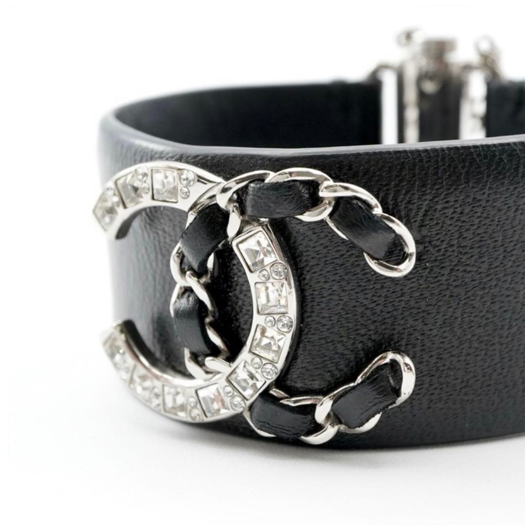 【CHANEL】【シャネル】レザーバングル