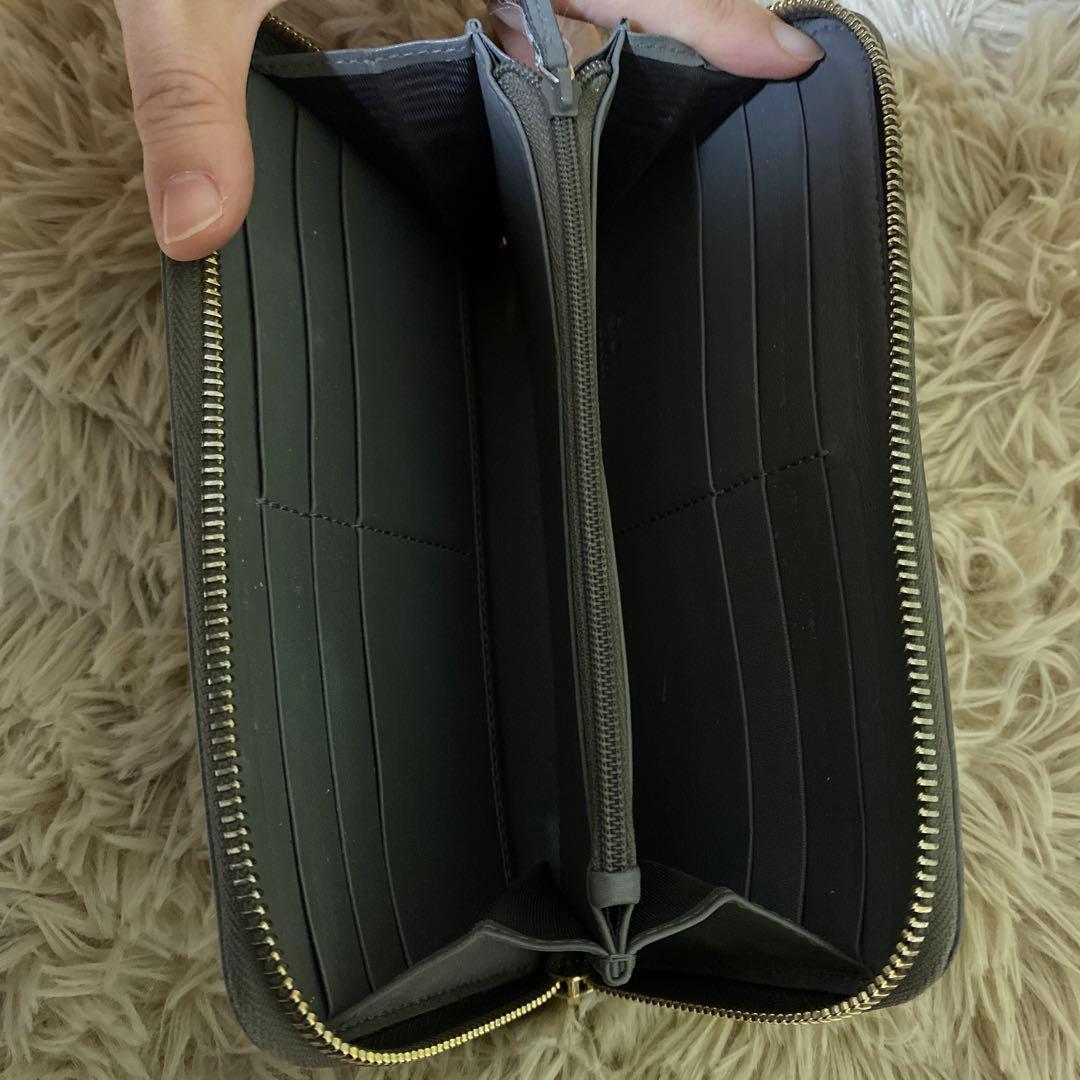 GUCCI グレー GGパターン 長財布