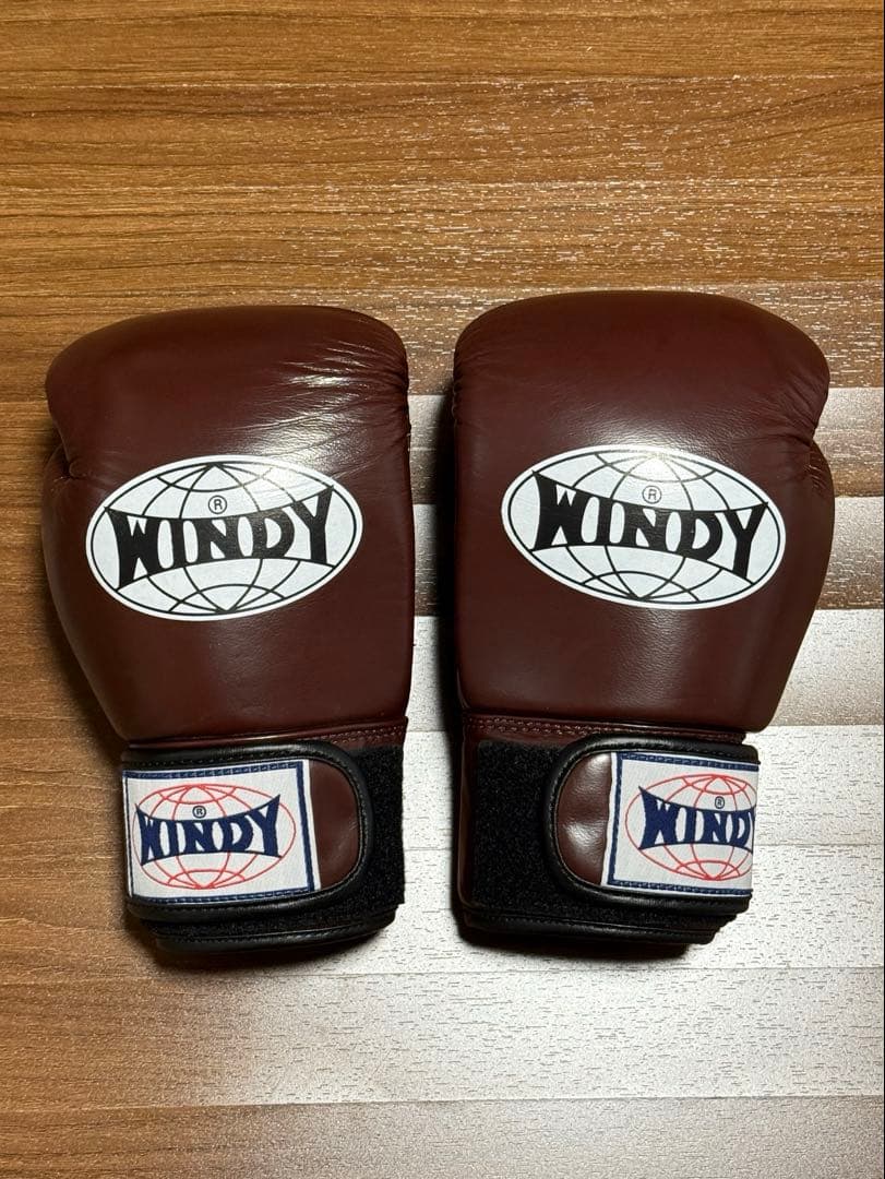 Windy ボクシンググローブ 8oz 8オンス 茶色 ブラウン マルーン