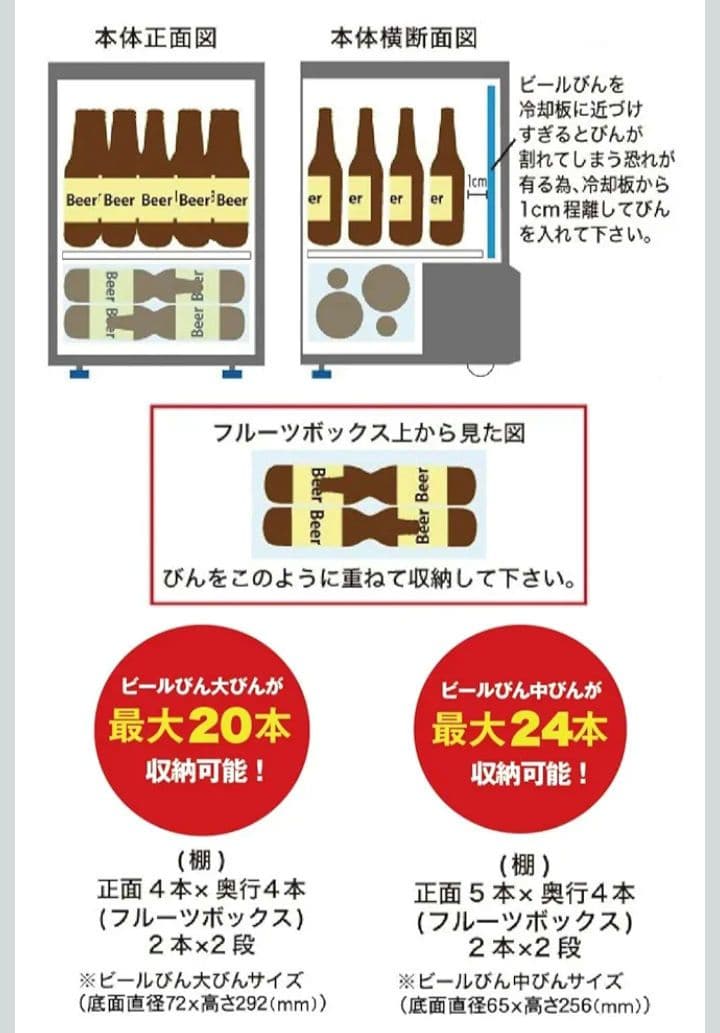 KS2 レマコム 冷蔵ショーケース (60L) RCS-60
