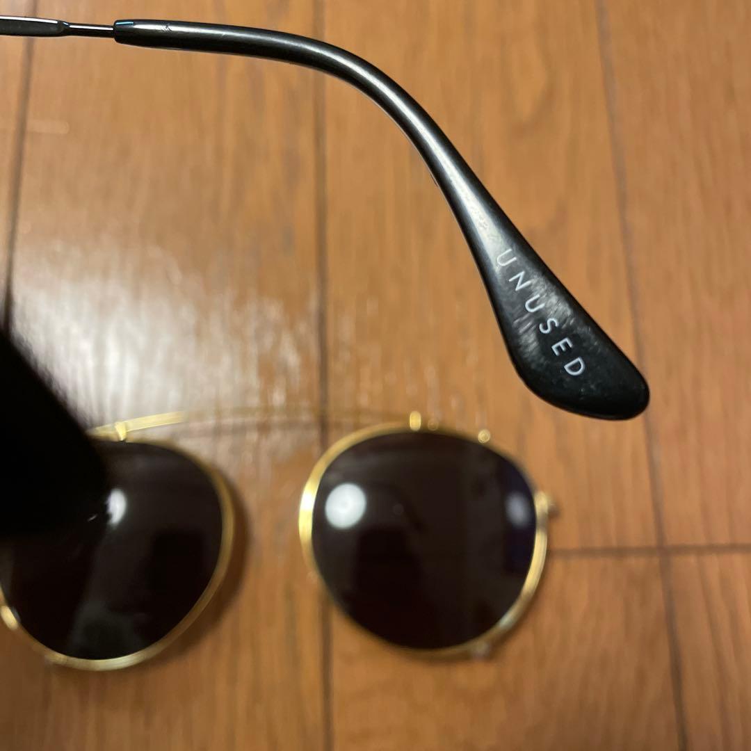 UNUSUD メタルフレーム　クリップオン　サングラス