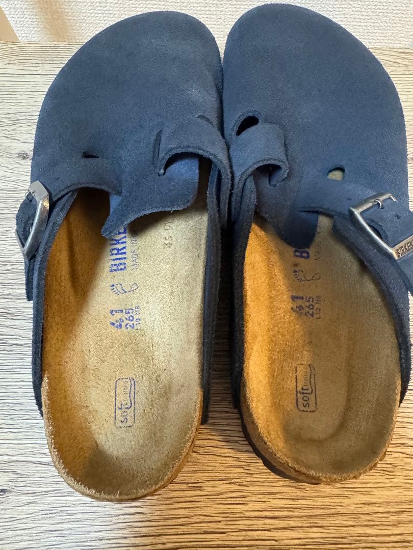 ビルケンシュトック ボストン 41サイズ ネイビー