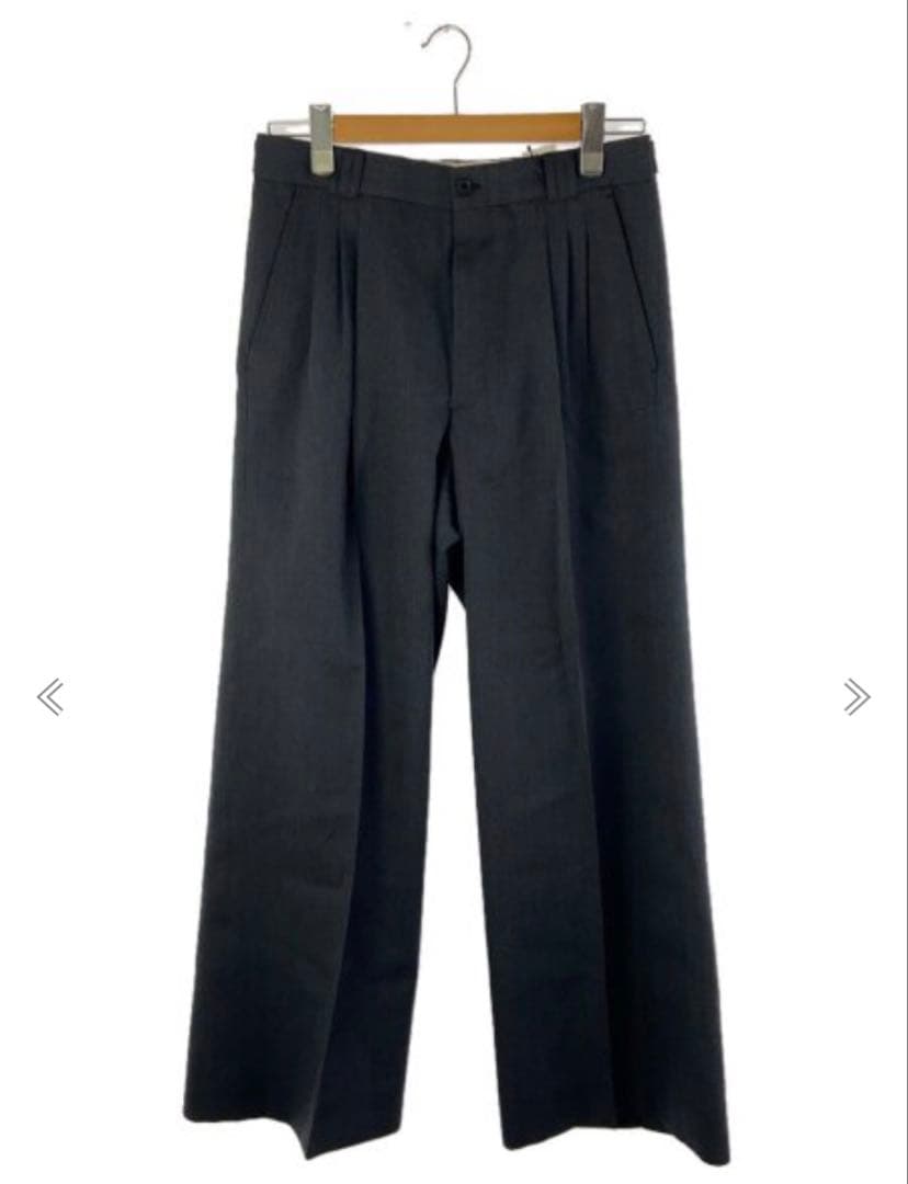 パンツ yoke 3PLEATED WIDE-LEG TROUSERS