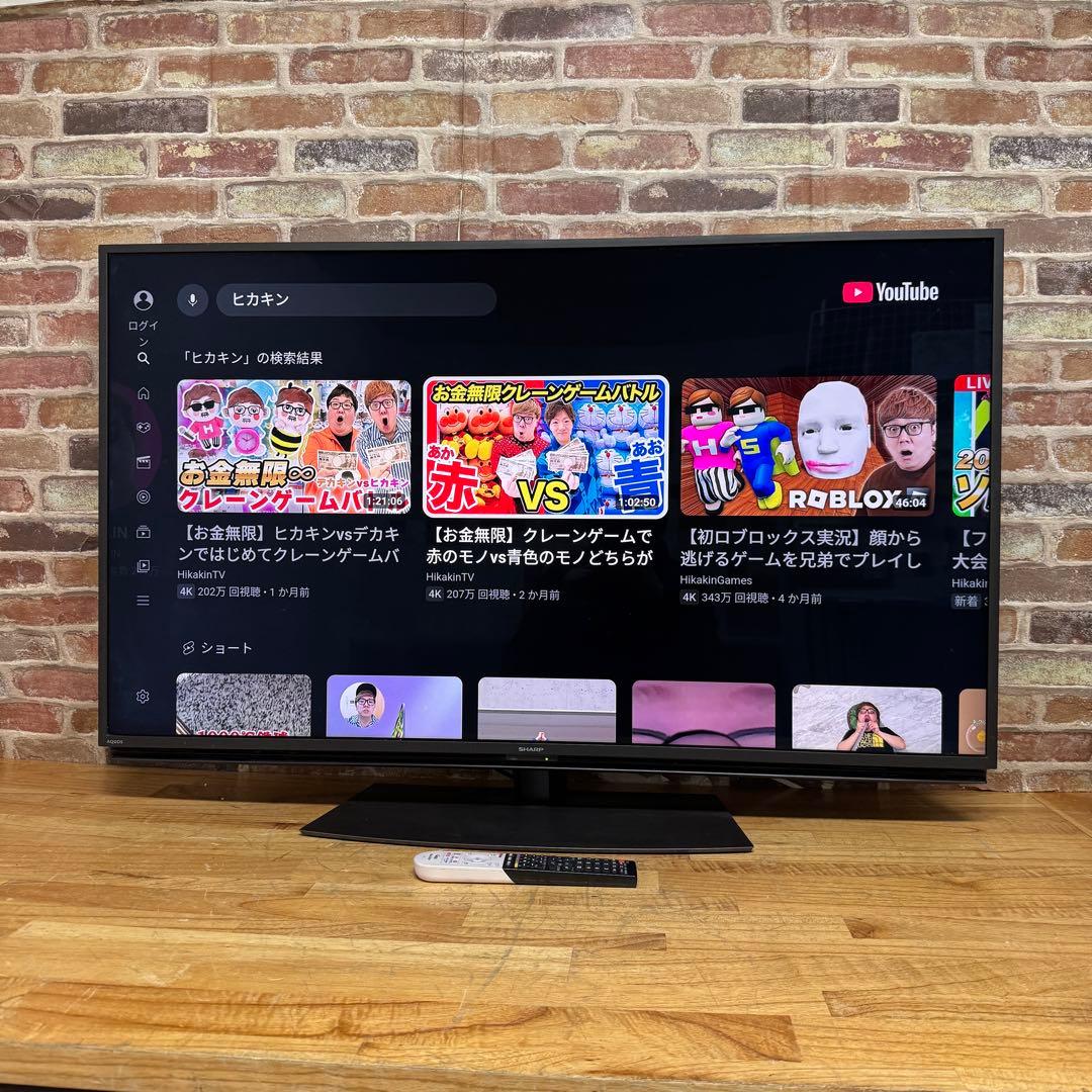 シャープ 40V型 4K 液晶テレビ Android TV 4T-C40CL1