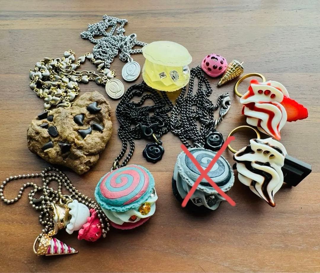 【Q-pot.】ネックレス・リングセット【おまけ付き】