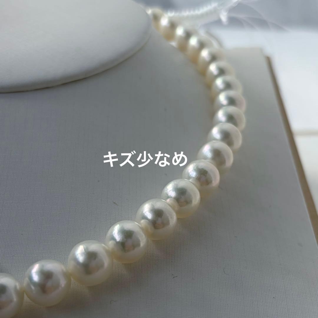 メガサイズ！！akoya本真珠　9.5-10mm パールネックレス　新品　無調色