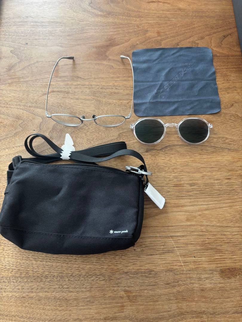  peak JINS メガネ　サングラス