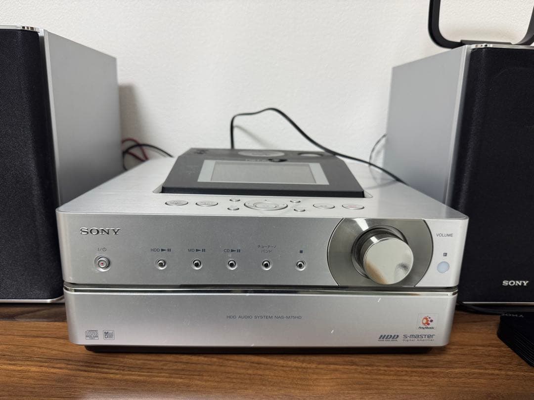 【美品】SONY ミニコンポ 2スピーカー付き