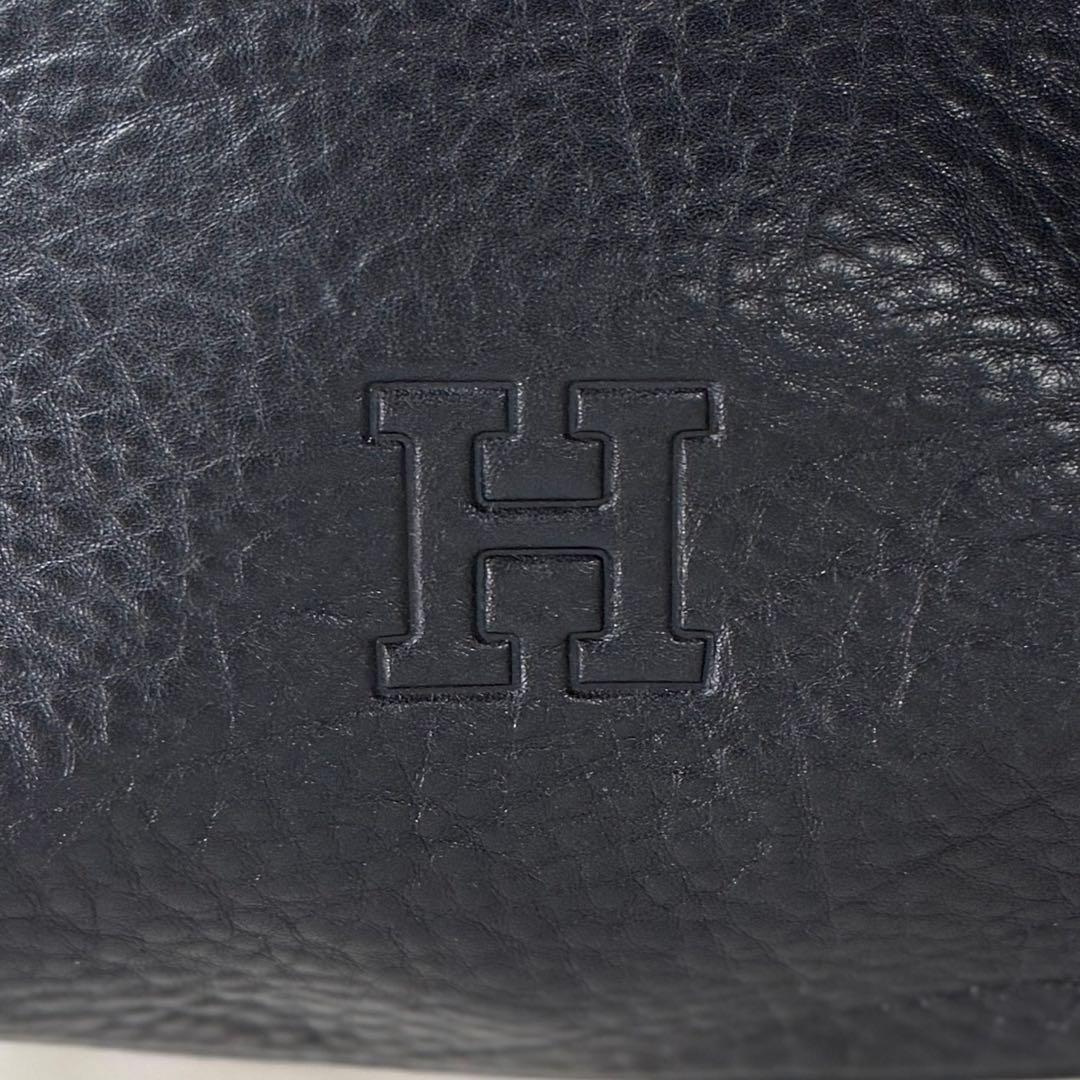 美品♡購入証明書♡保存袋付♡HIROFU ヒロフ ロゴ レザー ハンドバッグ