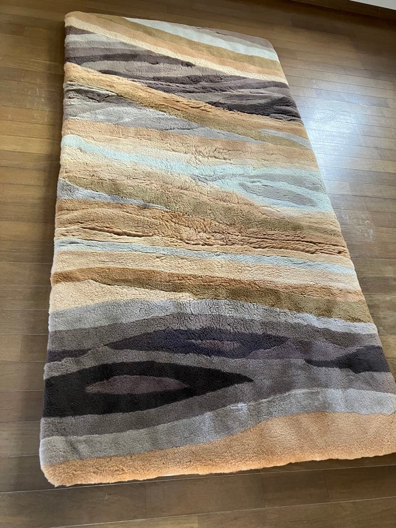 【出品は12/20 14:00まで】ファートン　シングルサイズ　茶系　丸八