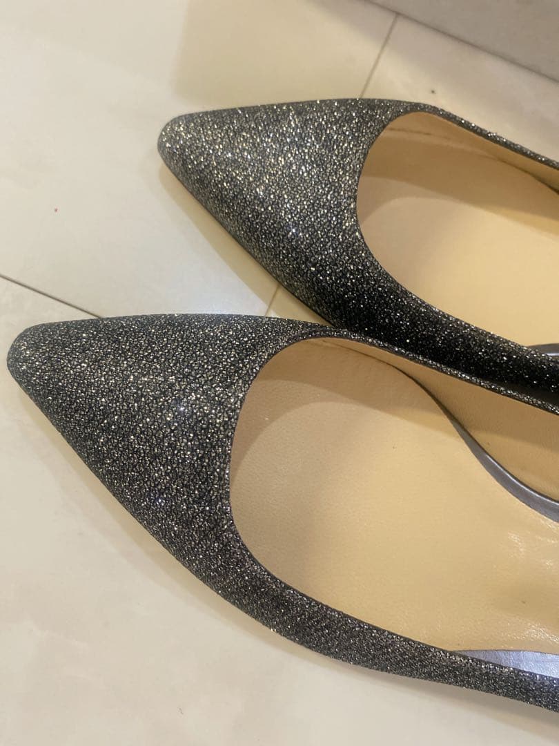 専用です☆ジミーチュウ ☆グリッターフラットパンプス39未使用
