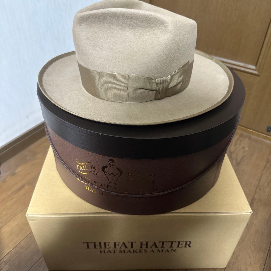 THE FAT HATTER サンドベージュ　オーダーハット