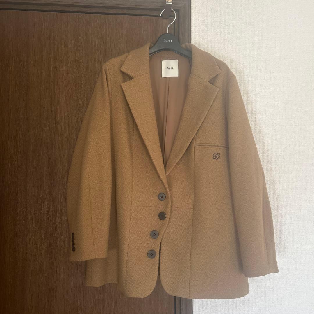 【値下げ】CLASSIC WOOL WAVE JACKET ライトブラウン