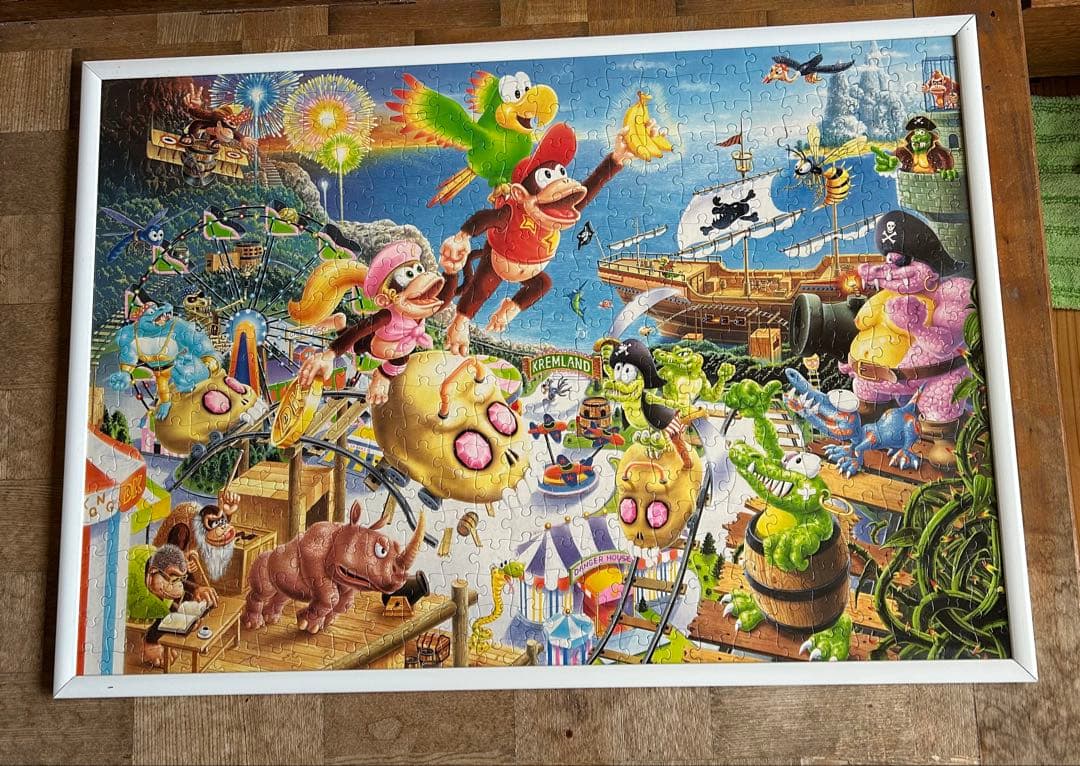ドンキーコング ジグソーパズル フレーム付き