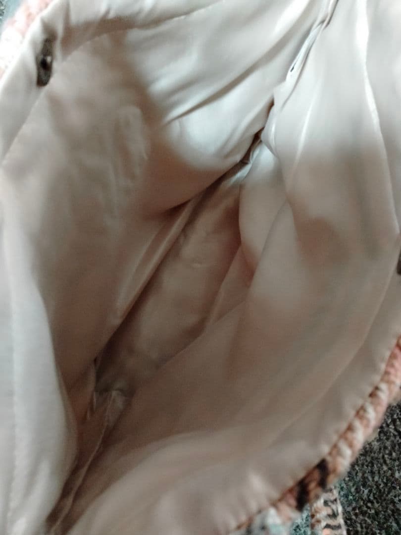 CHANEL ノベルティ ツイード スパンコール トートバッグ