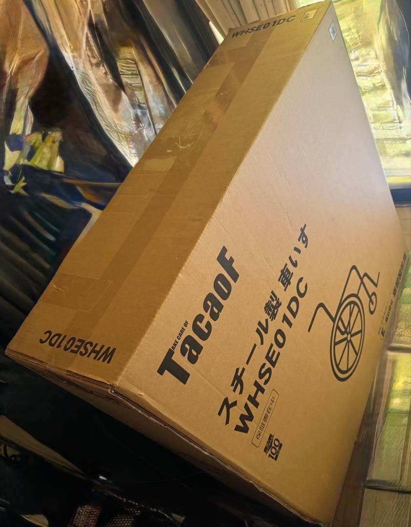 TacaoF スチール製 車椅子 WHSE01DC