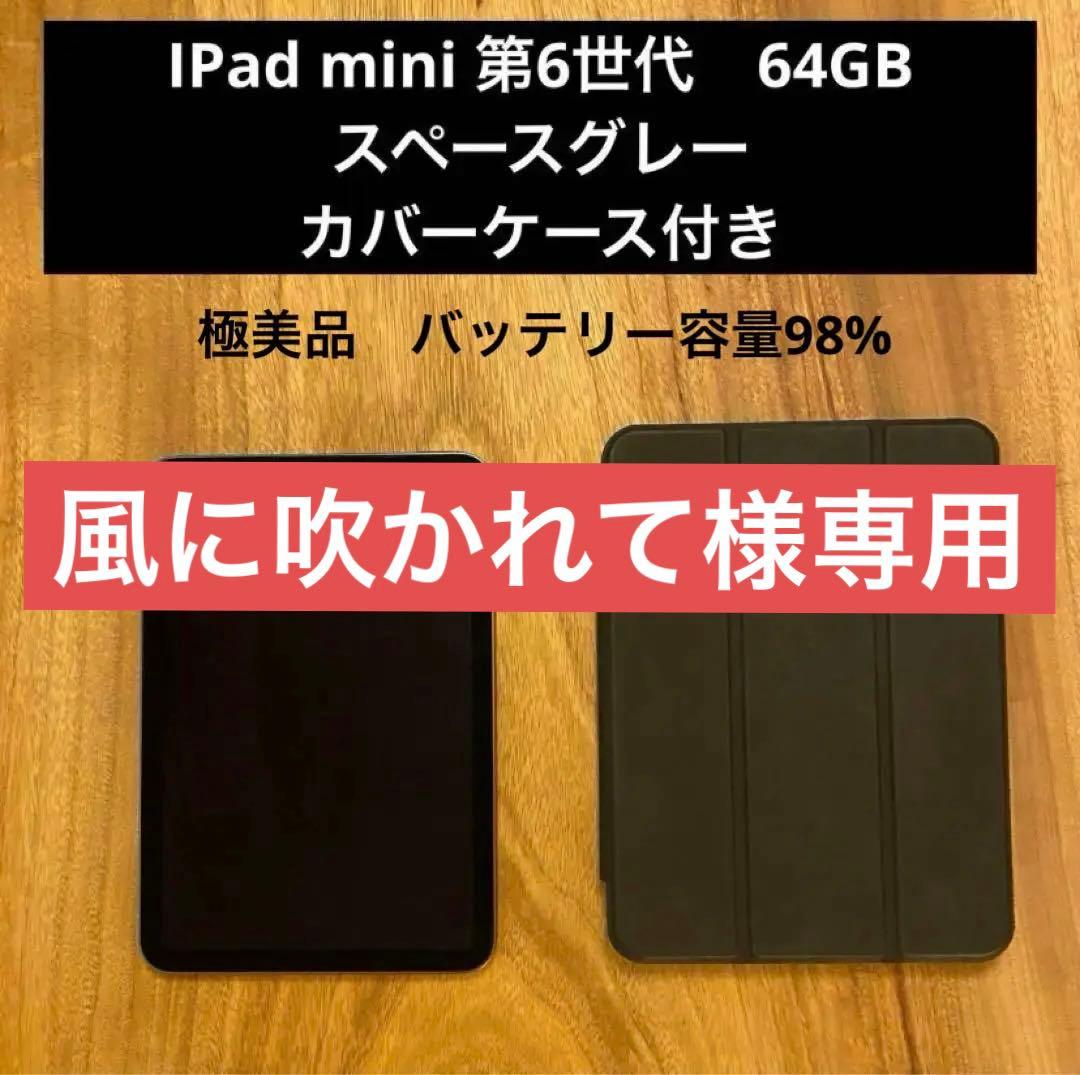 iPad mini 第6世代 64GB Wi-Fiモデル　スペースグレー