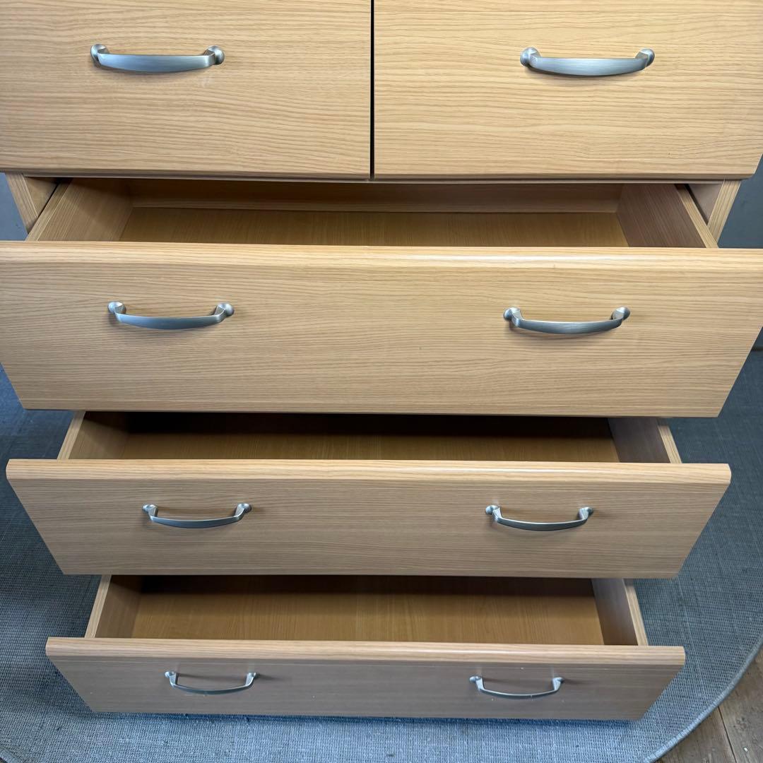 【669】ライトブラウン 4段チェスト