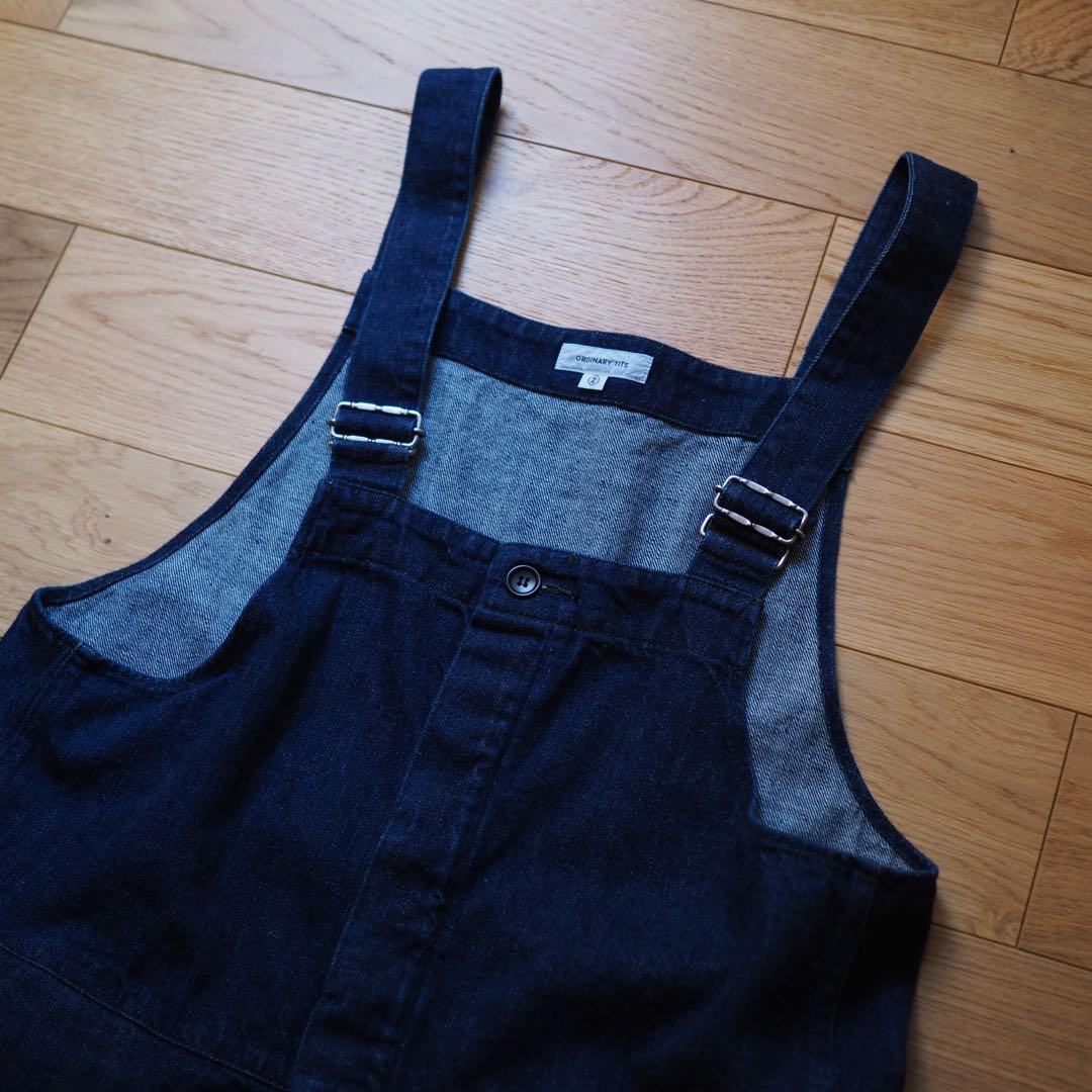 ORDINARY FITS DUKE オーバーオール Lサイズ インディゴ