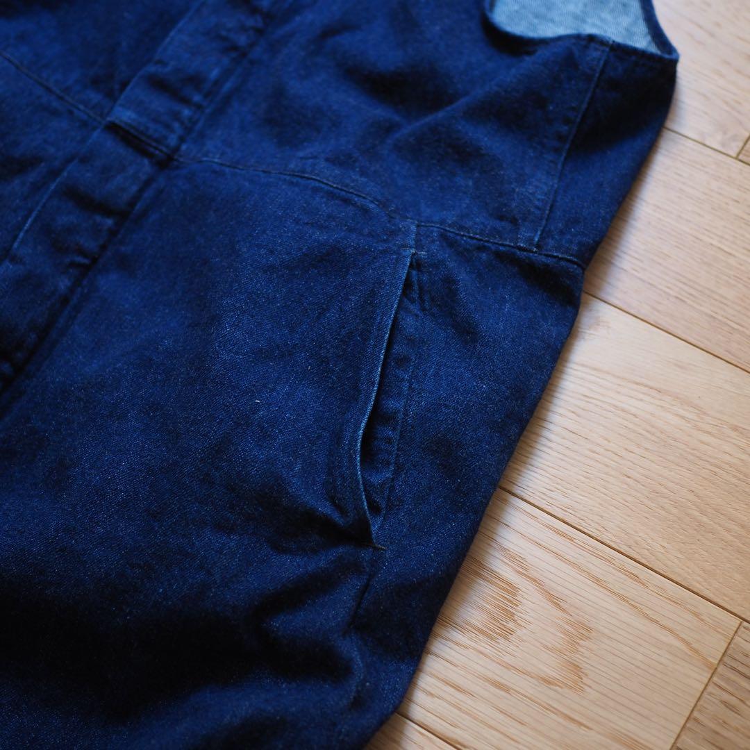 ORDINARY FITS DUKE オーバーオール Lサイズ インディゴ