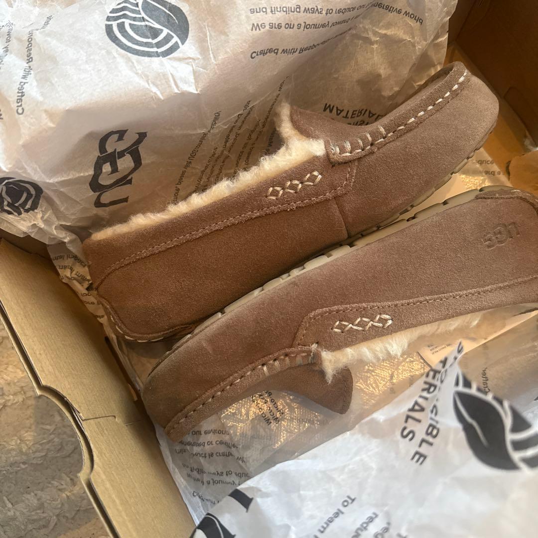 【UGG】モカシン/美品/Hickory Sand EU37/23.5cm